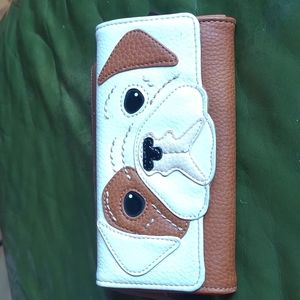 Super cute bulldog new no tags wallet.